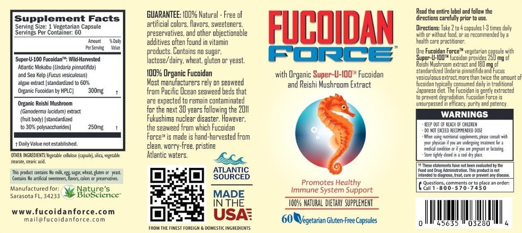 FUCOIDAN FORCE® - Pachet de 24 sticle