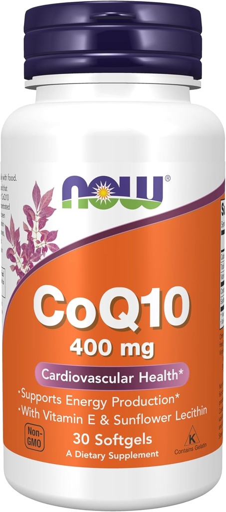 ACUM alimente Suplimente, CoQ10 400 mg, grad farmaceutic, All-Trans Form produs de Fermentare, 30 Softgels