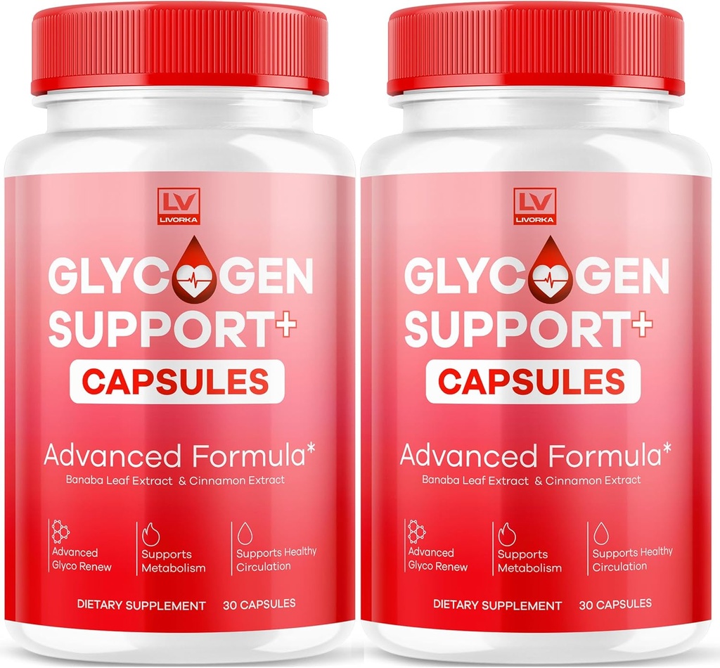 (2 ambalaj) Glycogen Supplement Advanced Formula, Glycogen Support Capsule, Glycogen Support, Advanced Glycogen Support Formula, Glycogen Supplement Recenzii, 60 capsule pentru 2 luni