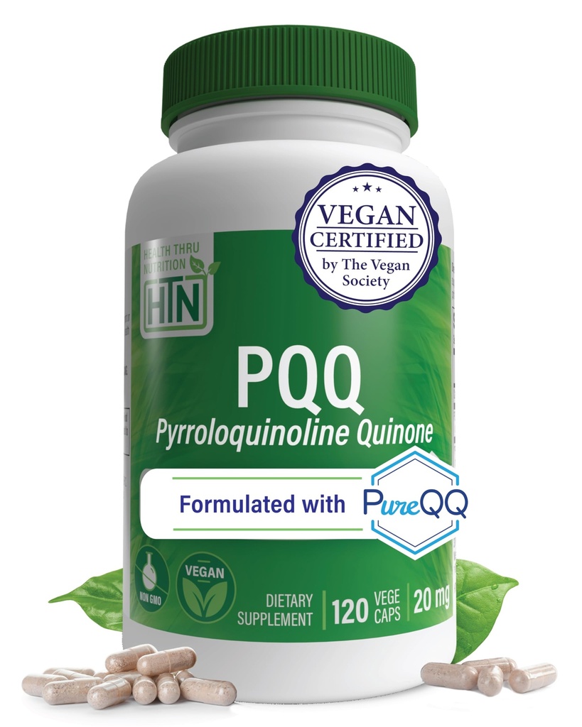 Sănătate Thru Nutriţie PQQ 20mg 120 Servings Pyrrolochine Quinone ca PureQQ  Supliment