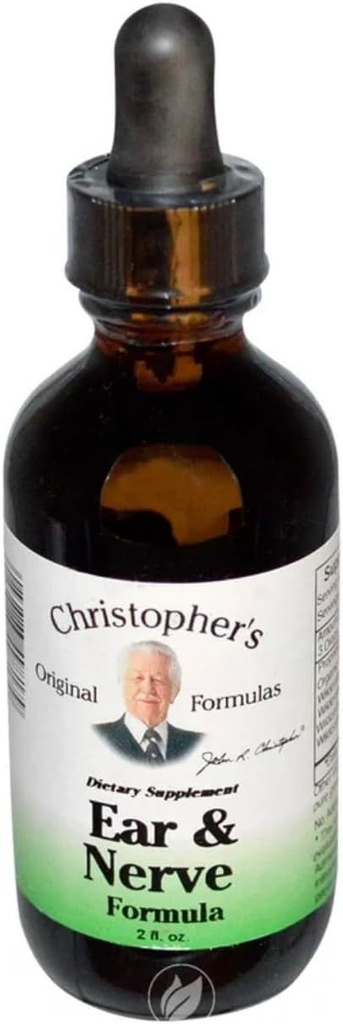 Christopher's Original Formulas Ears and Nervi Extract, Nervos System Support, 2 fl oz - Pack of 2