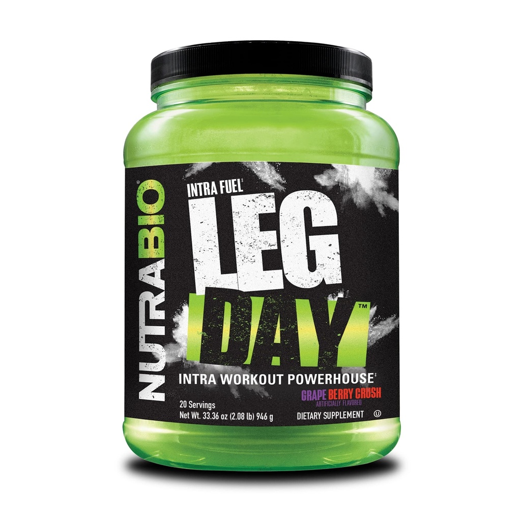NutraBio Leg Ziua Intra Pudră de antrenament 