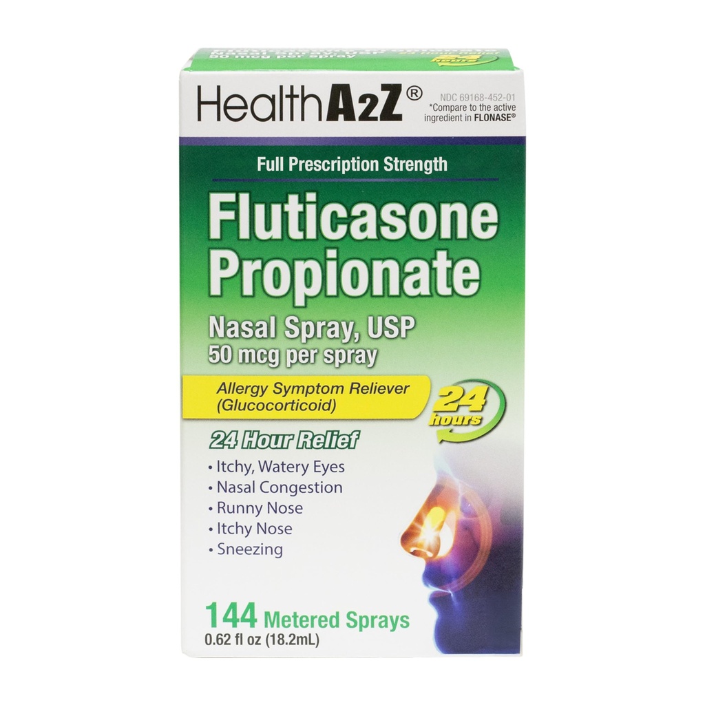 HealthA2Z® Fluticasone Propionate Nasal Spray  (Pachetul 1)