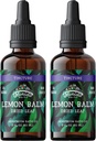 Lemon Balm Tincture - Lămâi organice picături - Lemon Balm Extract - Made in USA - Organic 4 Fl Oz