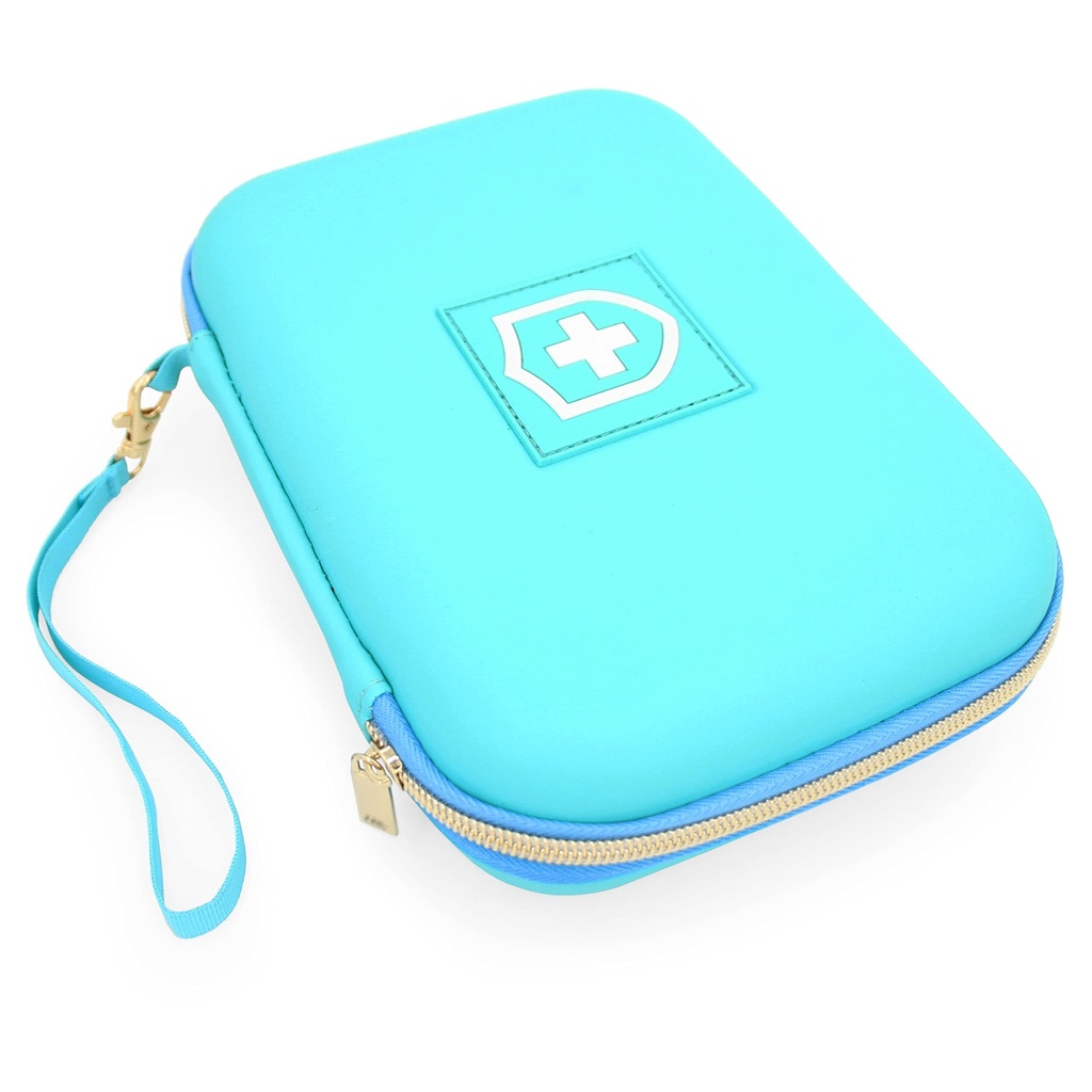 CASEMATIX 8" Cazul Astmului Turquoise pentru Spațiu de Fițe de Călătorie, Mască și Accesorii, include numai cazul
