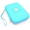 CASEMATIX 8" Cazul Astmului Turquoise pentru Spațiu de Fițe de Călătorie, Mască și Accesorii, include numai cazul
