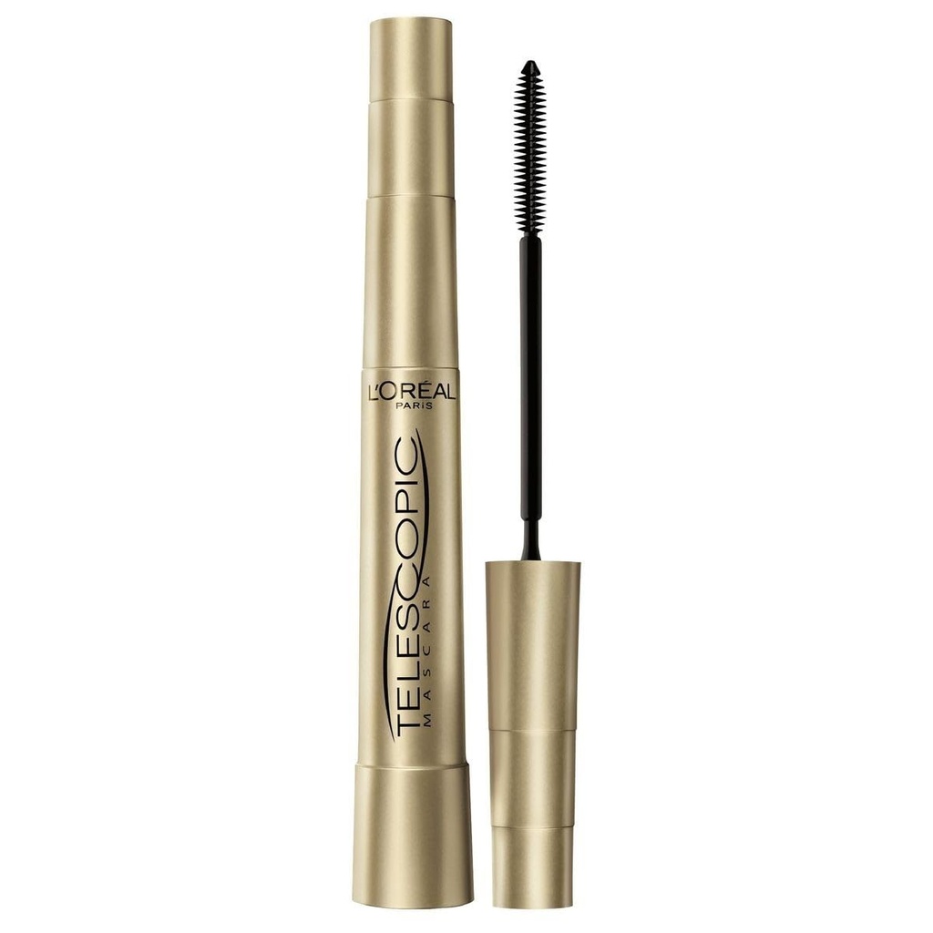 2 x L'Oreal Paris Telescopic de înaltă precizie Flexibil 8ml Mascara - Negru
