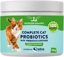 Probiotice complete Cat cu prebiotice si enzime de Jackson Galaxy - Digestion Support, Immune Supplement Dietary - Made in the USA