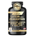 Lutein și Zeaxanthin Suplimente - vitamine oculare avansate cu Astaxantină, Omega 3, Resveratrol, Bilberry, Licopen, Querbetin, Ginkgo Biloba, Vitamina D 