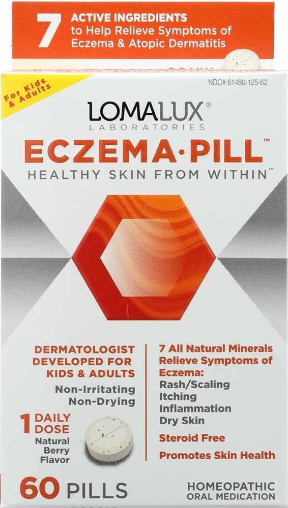 Loma Lux Laboratories Homeopatic Supplement, Eczemă, 60 Count (3 Pack)