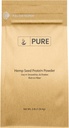Ingrediente pure Original Hemp Seed Proteine Powder (3 lb) Smoothies & Shakes, Nutty Flavor, Smooth Texture
