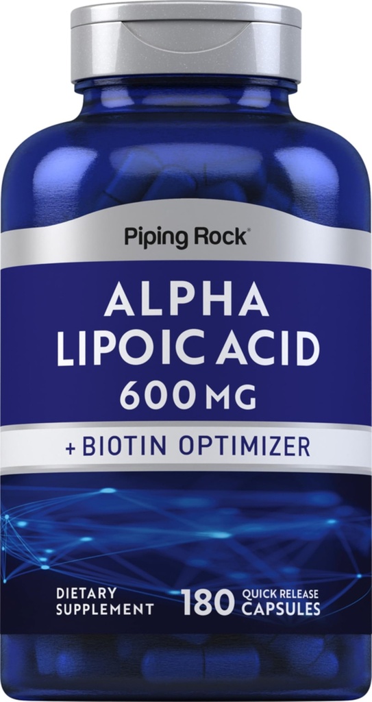Piping Rock Alpha Acid lipoic 600mg 