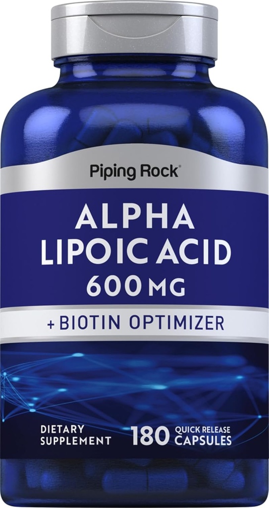 Piping Rock Alpha Acid lipoic 600mg 
