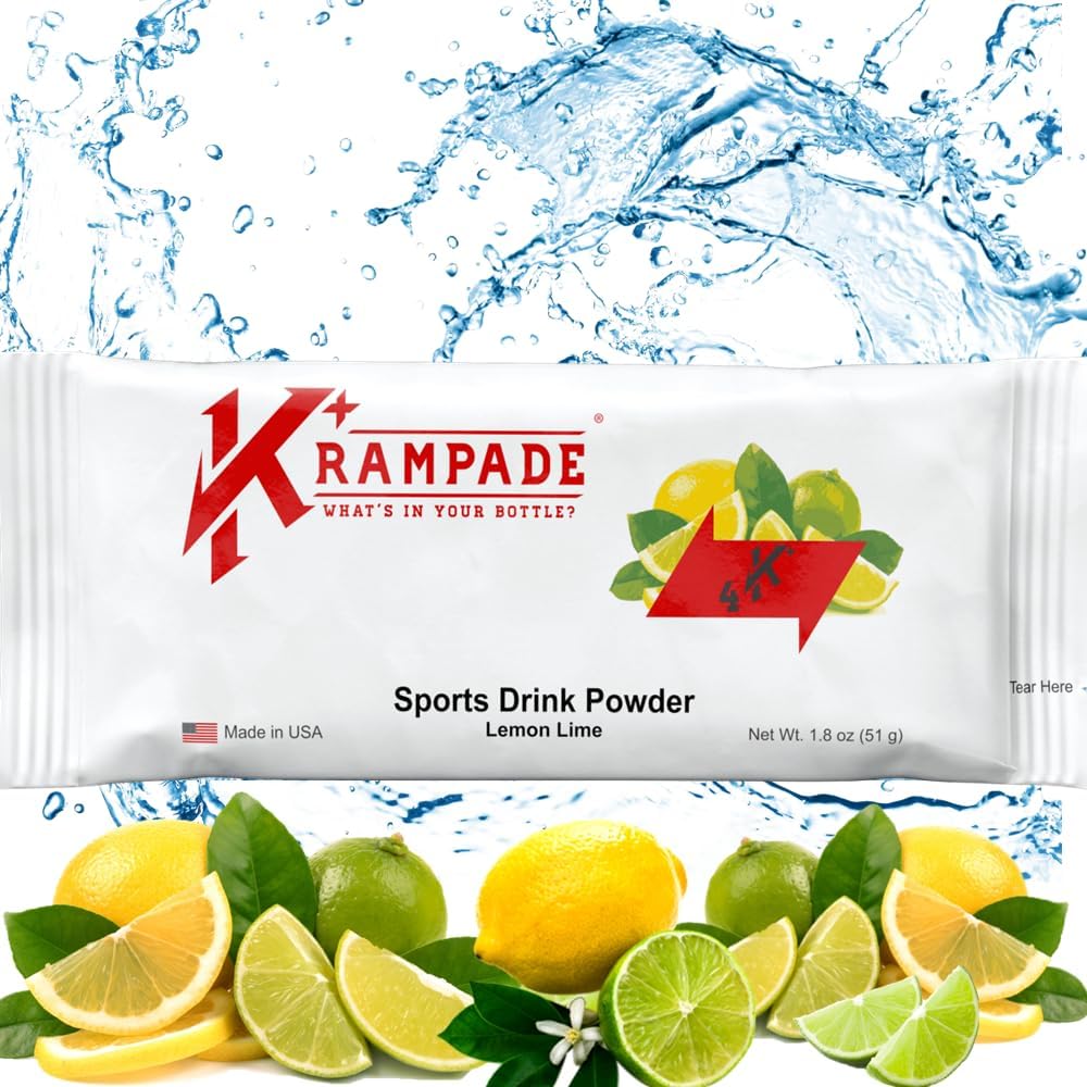 Krampade Electroliti Powder Supliment de potasiu - 4000 mg K+, >4X mai mult decât apă de nucă de cocos 