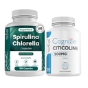 Teaveli Citicolină cu Spirulina chlorella Capsule Bundle