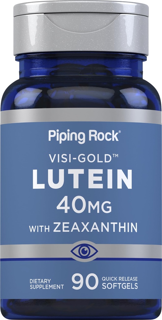 Piping Rock Lutein cu Zeaxantină 40mg 