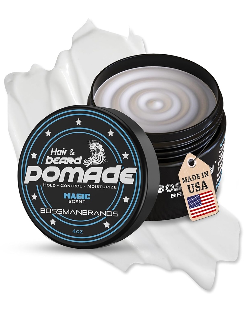 Bossman Hair & Beard Pomade for Men (Magic Scent) 