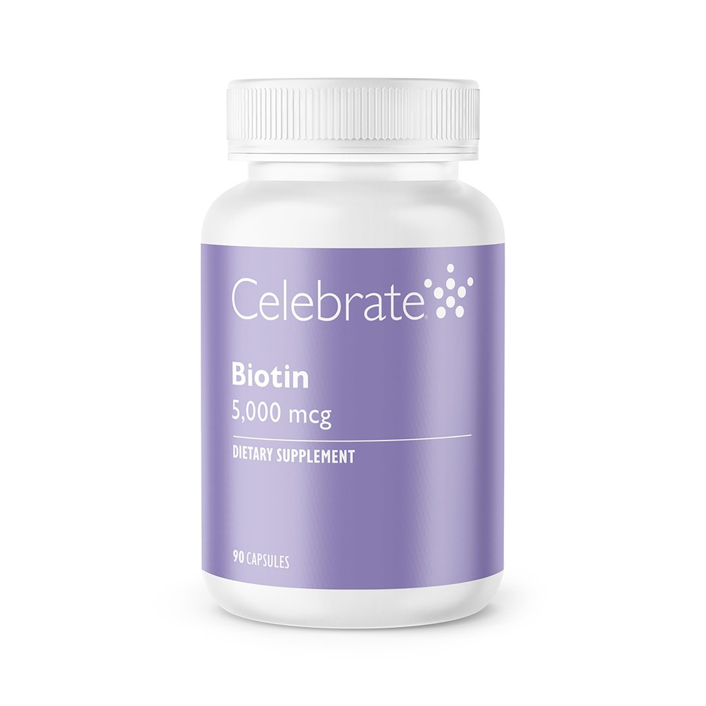 Sărbătoriți Biotin 5000 mcg - 90 Conte