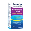 RectiBiom Probiotic Hemoroizi Relief Sampleri cu pielea Soothing Ingrediente naturale, Relief rapid. Acid hialuronic și Extract de turmeric, Vegan, Gluten-Free Formulation