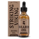 Viking Sandalwood Beard Oil for Men - 2 Fl Oz, Sandalwood Scent - Natural Hydrating & Softning Beard Care with Argan, Jojoba, Almond & Tea Tree - Non-Greasy, Fast-Absorbing Formula