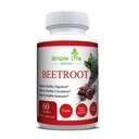 Capsule cu pulbere de sfeclă organică - Booster de oxid de azot pentru bărbați și femei - Sfeclă Vegetală fără gluten organic - 60CT