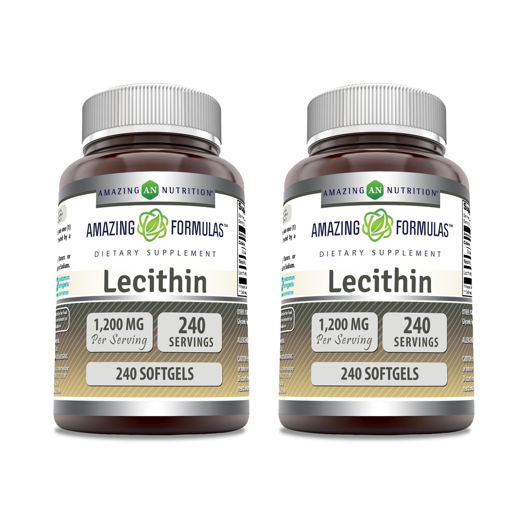 Formule uimitoare Lecitina 1200 mg Softgels Supliment 