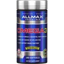 ALLMAX Nutriție Omega 3 Ultra-pură de apă rece Concentrat ulei de pește, 180 Conte