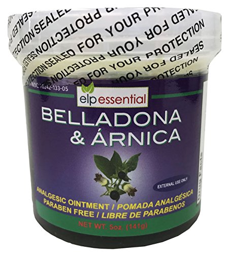 Belladona și Arnica Analgesic Ointment 5 oz (141g) Paraben Free