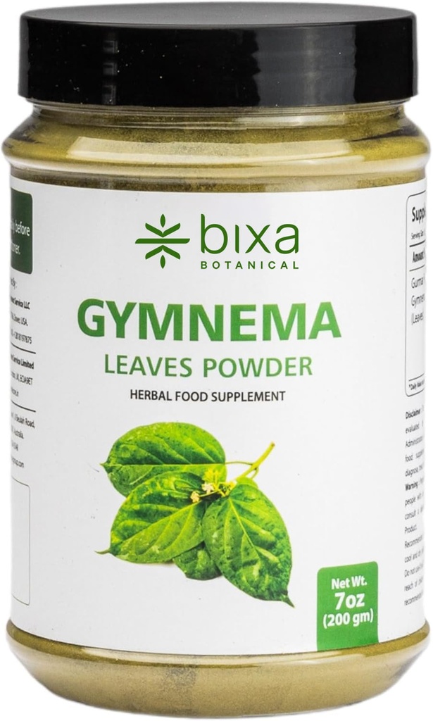 Bixa BOTANICA Gymnema Leaf Powder (Gudmar, Shardunika) 7 Oz/ 200 GRM 