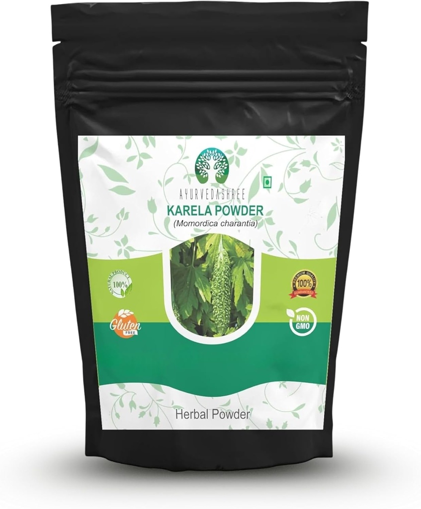 Bitter Melon Powder 200 Gm I Momordica Charantia/Karela Pudră de fructe I Herb Ayurvedic I Support Function I Herbal Supplement I Supports Skin and Stomac