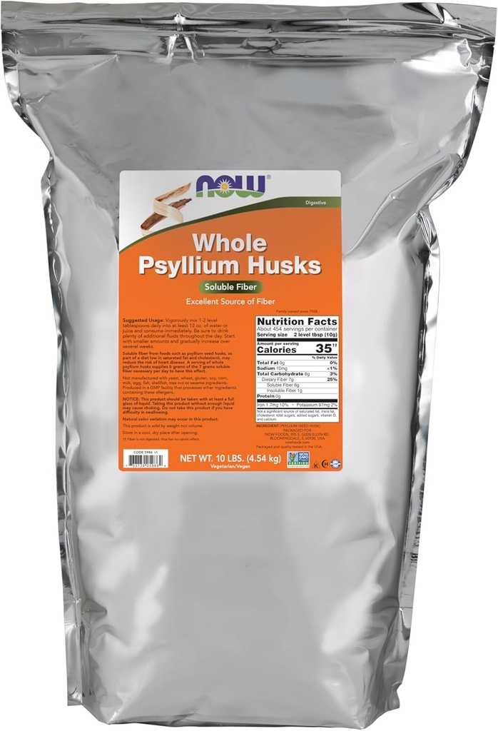 ACUM alimente Suplimente, Psyllium Husks, non-GMO proiect verificat, fibre solubile, 10-Pound