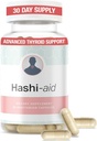 IBDassistTM Hashi Ajuta Asistenţă tiroidiană pentru femei şi bărbaţi - Supliment tiroidian pentru boala Hashimoto & Hipotiroidism* - Ambalaj cu Ashwagandha, Seleniu, Zinc, Vitamine esenţiale & More - 30 Capsule