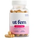 Soluţie UT-Fem - Flush tract urinar cu acţiune rapidă pentru femei, Suport UTI proactiv, Promovează Curățarea & Confort, Clinic-Forngth D-Mannose, Afine şi Ingrediente Naturale - 60 Capsule Vegan