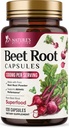 Capsulele rădăcină de sfeclă 1300mg - extra-rezistenta Red Beetroot Powder Suplimentul de pudră 