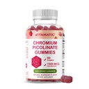 Vitamatic Crom Picolinat 1000 mcg - 90 Gume - Crom de mare potenta - Aroma de zmeura
