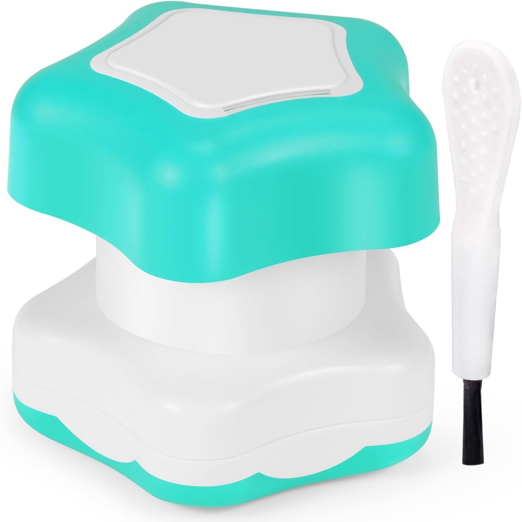 Johnbee Pill Crusher, Pill Grinder Fine Powder Extrem de bine. Compartimentul de depozitare. Pilulele Crushers pentru vârstnici, familie și animale de companie. Silicon Edges. Grind pastile multiple la o dată - Curățarea Brush (Cyan)