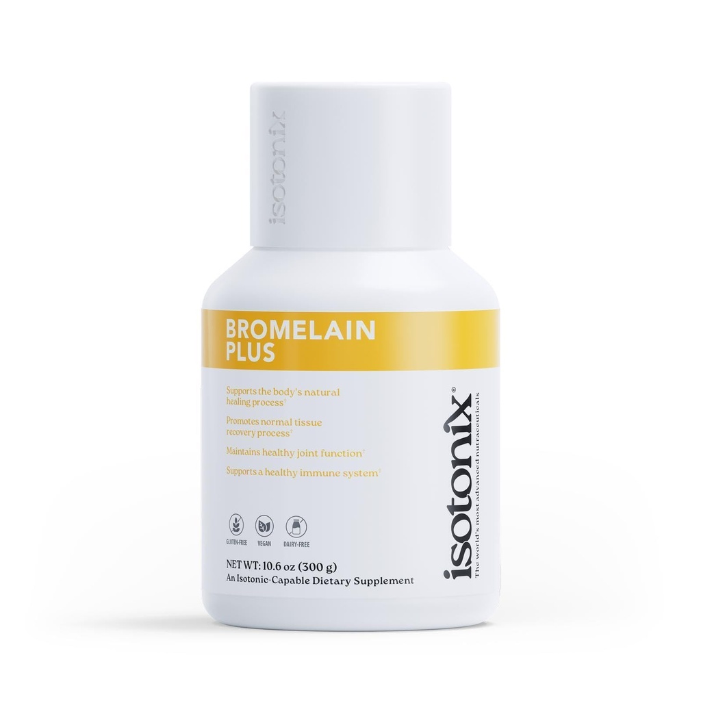 Isotonix Bromelain Plus - enzime de protează, scoarță de salcie albă și bromelaină Promovează sănătatea comună. Non-GMO, Gluten Free. by Market America (30 Servings)