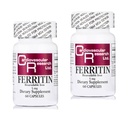 Cercetare cardiovasculară Ferritină Supliment de fier pentru femei şi bărbaţi 5 mg 120 capsule - 2 Pack Saver