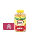 Spring Valley Omega-3 din Fish Oil, 1000 mg, 120 Conte + STS Sticker.