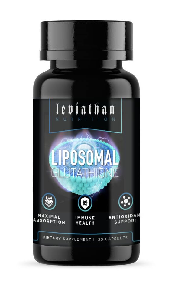 Leviathan Nutriţie Liposomal Glutatione Capsule, 30 Conte, Absorbţie Maximală, Sănătate Imunală, Suport Antioxidant