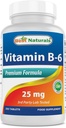 Cele mai bune naturale vitamina B-6 25 Mg tablete, 250 conte