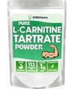 XPRS Nutra L Carnitina L Praf tartrat - Premium pur L Carnitina Tartrat - L-Carnitina - Vegan prietenos vrac L Carnitina pulbere - Aminoacid Supliment (4 Ounce)