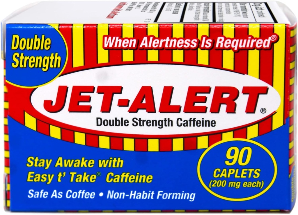 Alertă Jet Dublă Alertare Putere Ajutor Caplete, 200mg-90 Ct Value Packs (12)