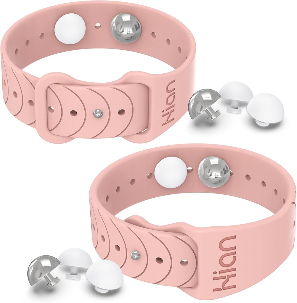 Motion Bolnavity Bands Sea Sickness Wristbands Acupression Greață Încheietură /, Ajutor natural de greață Dureri de cap, Insomnie, Anxiety,Sleep Aid, Morning Bolnavness,Motion Sickness(1Pair Pink Sand