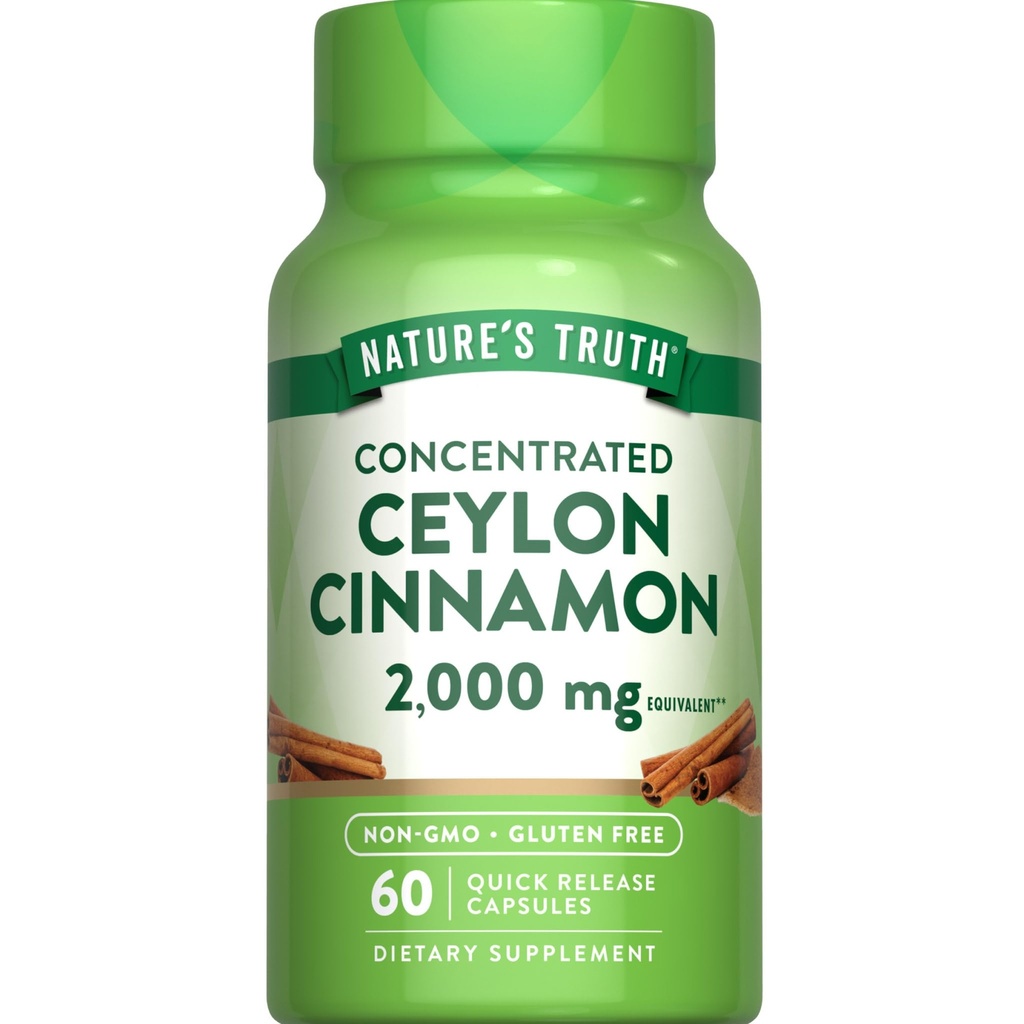 Natura's Truth Ceylon Scorțișoară capsule Pilula 