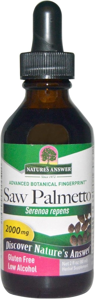 Răspunsul naturii Saw Palmetto Extract de Berry 2 Ounce Fluid 