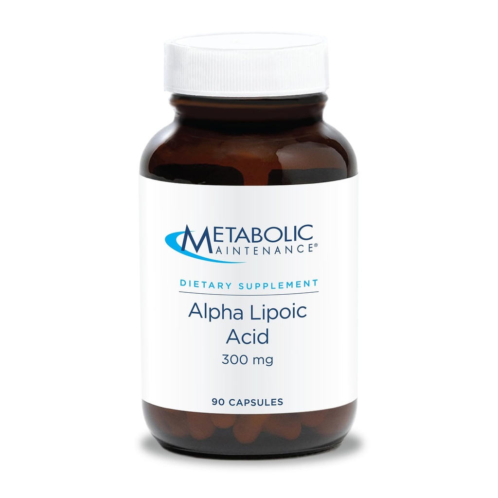 Întreţinere metabolică Alfa Acid lipoic - 300 mg Supliment ALA - Suport antioxidant pentru nervi + Sănătate hepatică (90 capsule)