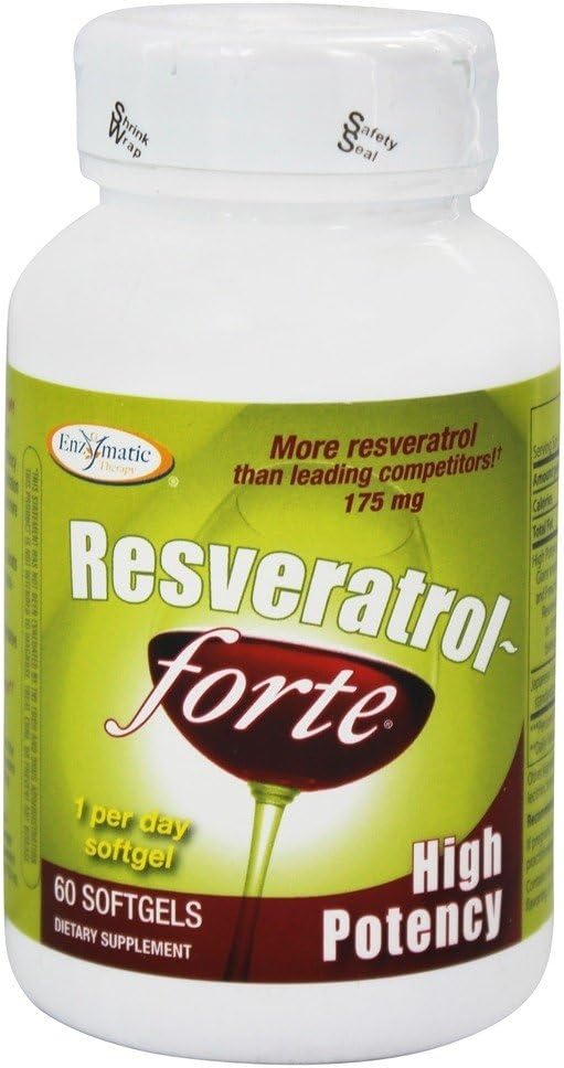 Resveratrol-Forte High Potence 60 Softgels (Pachet de 2)
