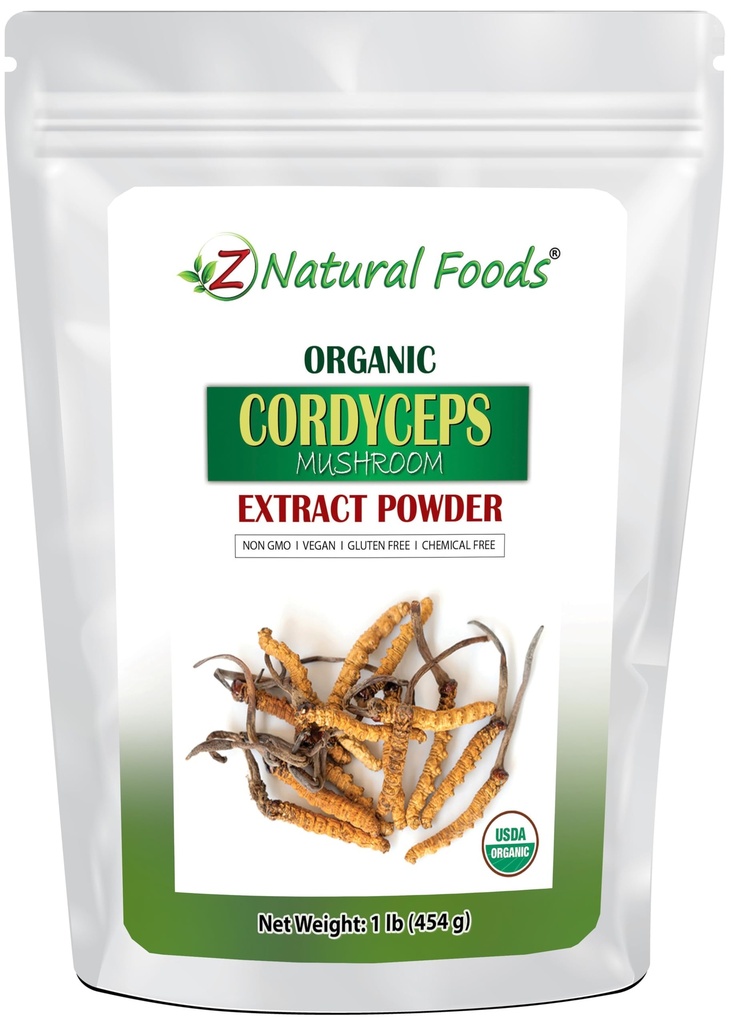 Z Natural Foods Organic Cordyceps Extract praf de ciuperci