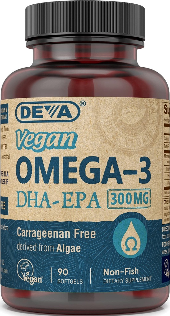 DEVA Vegan Omega-3 DHA-EPA 300MG 